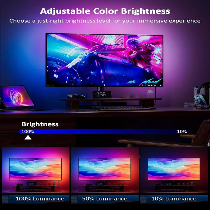 Tira de luces LED RGB USB para Monitor