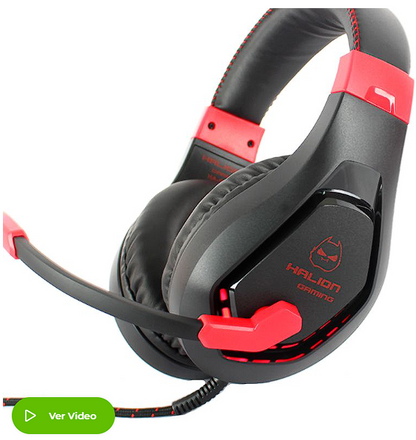 🎮🔥 Audífonos Gamer Halion HA-S8 con Micrófono | Sonido Estéreo y Máxima Comodidad 🎧