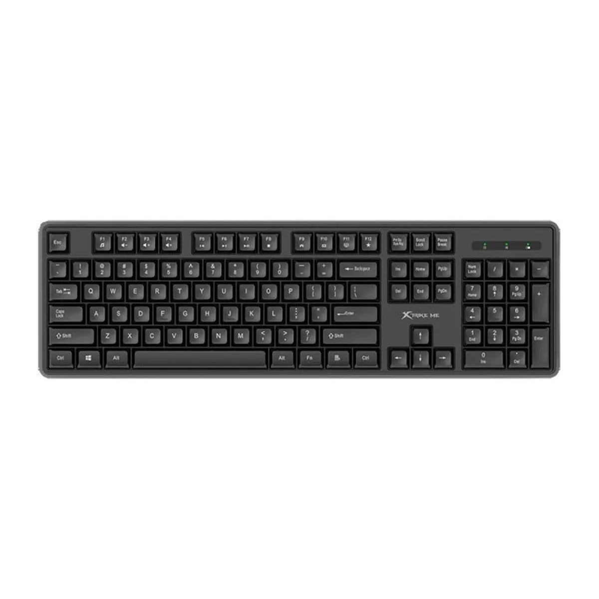 Teclado negro de cable  - QWERTY